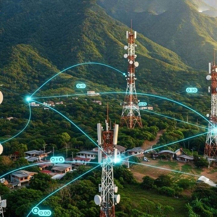 Connected village in Denmark with 5G antennas